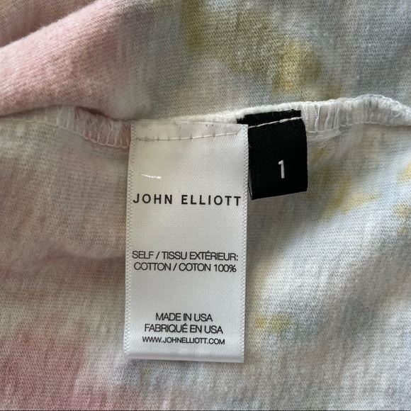 John Elliott Reconstructed Tie Dye Long Sleeve Tee Shirt - Picture 13 of 13
